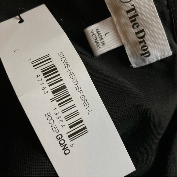 The‎ Drop Women's Woven Strapless Tunic in Heather Grey | NWT - Picture 7 of 14